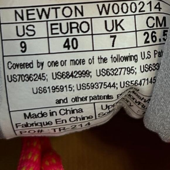 Newton - Gravity III - Running Shoes - Pink - Women's - 9 - W000214 - Picture 9 of 9